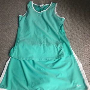 Two piece tennis outfit